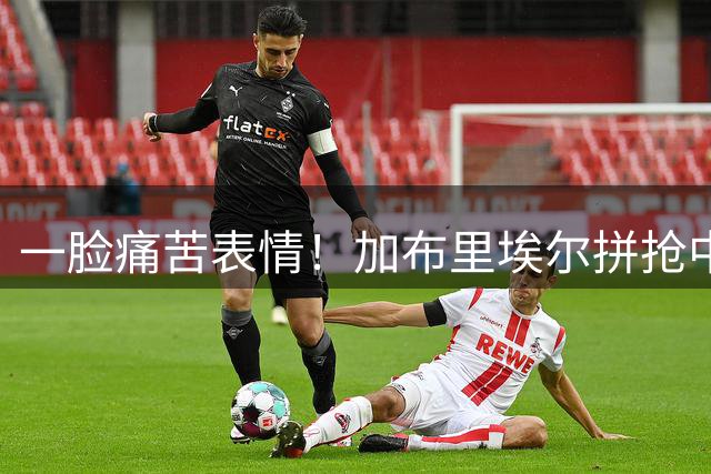 一脸痛苦表情！加布里埃尔拼抢中被踩到脚面